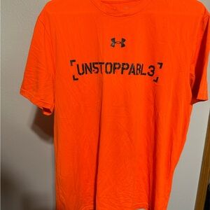 Under Armour Men's Unstoppable Orange Tee